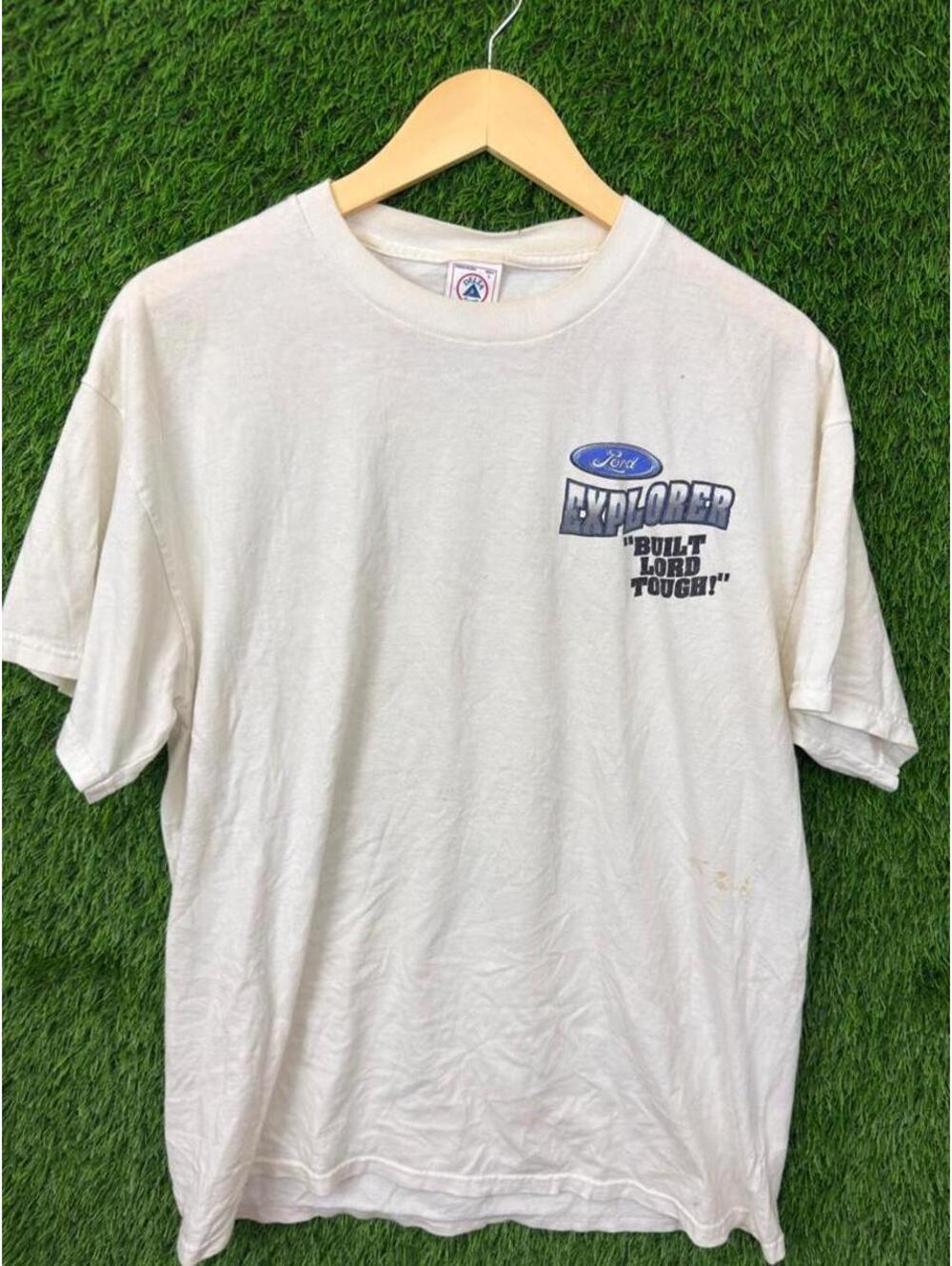 Vintage Ford Explorer Jesus inspired lord explorer White Graphic Tee